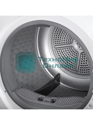 Сушильная машина Maunfeld MFDM168WH02 белый, 8 кг, сушка - тепловой насос, программ - 16, 59.5 x 84.5 x 61 см