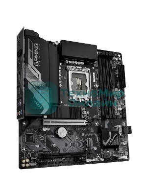 Материнская плата Gigabyte B760M GAMING X WIFI6E GEN5, LGA1700, Intel B760, 4xDDR5, 4xSATA, 2xM.2, 1xPCIe 5.0 x16, 1xPCIe 3.0 x4, 1xHDMI, 1xDP, 1x2.5Gb LAN, Wi-Fi 6E, Bluetooth 5.3, 3xUSB-A 5Gbps, 5xUSB-A 2.0, 3x3.5 мм, 7.1, mATX
