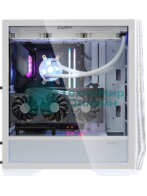 Компьютерный корпус Zalman Z9 Iceberg белый без БП ATX 3x120мм 2x140мм 4xUSB 2.0 audio bott PSU