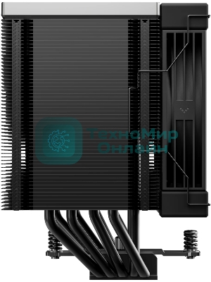 Кулер для процессора DEEPCOOL AK500 G2 DIGITAL NYX LGA1851/1700/1200/115X/AM5/AM4 (9шт/кор, TDP 240W, PWM, Fan 120мм, 5 тепл. Трубок, Copper Base, черный) RET (R-AK500G2-BKNNMN-GJD-1)