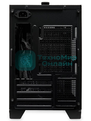 Компьютерный корпус без блока питания Case HSPD M211, Mesh Mini-tower, Black, TG, 0.7 SPCC, no fans,mATX, mITX, 175/330/150мм, 2x2.5