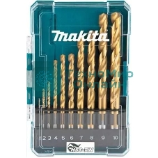 Набор сверл Makita D-72849 по металлу (10пред.) для дрелей