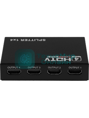 Сплиттер аудио-видео Premier 5-872-4 HDMI (f)/4xHDMI (f) черный