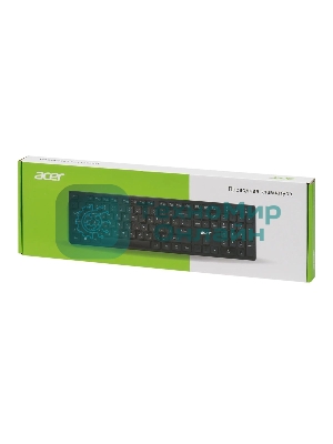 Клавиатура проводная Acer OKW122, USB, черный