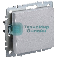 Выключатель проходной 1-кл. IEK BR-V12-0-10-K47 СП BRITE ВС10-1-6-БрА 10А алюм.