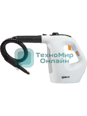 Пароочиститель Bort BDR-1500-RR, ручной, 1,5 кВт., давление 3 бар, пар 35 г/мин., t-пара 133 °С., бак 0,35 л.