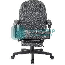 Кресло Бюрократ CH-868MSG-BF 3C1 серый, ткань, подставка для ног