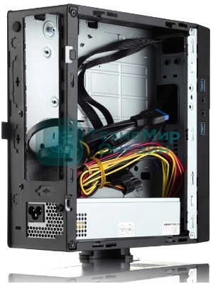 Корпус SlimDesktop Foxline FL-BQ5 220W black (mITX, USB 3.0x2, 220W) (FL-BQ5+FLX-220-U32)