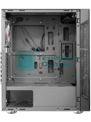 Компьютерный корпус Ginzzu CL280 FAN 12CM RGb*4 USB3.0 Window