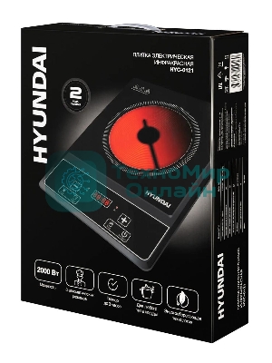 Плита электрическая Hyundai HYC-0121 черный пирокерамика (настольная)