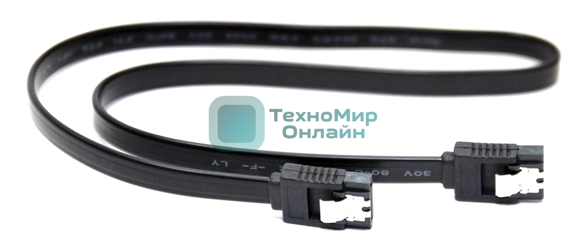 Кабель 5bites SATA2-750S-BK SATA, V2.0, 0.5M, черный