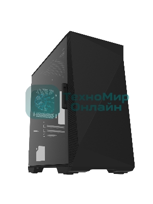 Компьютерный корпус ZALMAN Z1 ICEBERG, MicroATX, черный, WINDOW, 2xCOMBO (3.5