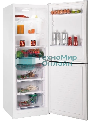 Холодильник Nordfrost NRB 161NF W белый двухкамерный 170/105 л морозилка снизу, No Frost