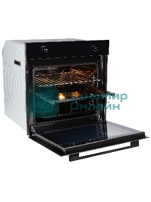 Духовой электрический шкаф Zigmund & Shtain E 160 B черный, 72 л