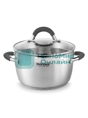 Набор посуды Flamme 4 предм.,кастрюли c/кр 20/24 см,нерж.сталь, RDS-339