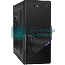 Компьютерный корпус ExeGate EX284019RUS Minitower BA-201 Black, mATX, (AA450, 80мм), 2*USB, Audio