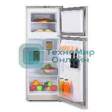 Холодильник Бирюса M422 металлик двухкамерный 115/35л морозилка сверху