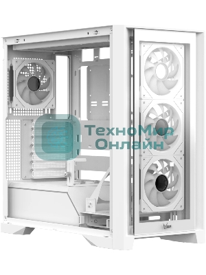 Компьютерный корпус AeroCool/Formula V Line Air Power G8 White, ATX, Dual Front Panels, TYPE-C*1, USB3.0*1