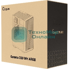Корпус Ocypus Gamma C60 WH ARGB ATX без БП (Gamma-C60-WHG400XX-GL)