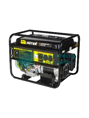 Электрогенератор бензиновый Huter DY6,5LX, 5.5 кВт, 71 дБ, 76.6 кг