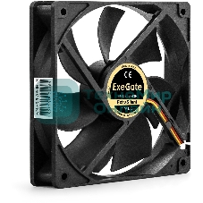Вентилятор для корпуса ExeGate ExtraSilent ES12025H3P черный, 120 мм, 1450 об/мин, 24 дБ, 3 pin