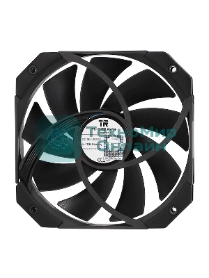 Вентилятор для корпуса Thermalright TL-D12B черный, 120 мм, 1500 об/мин, 25.2 дБ, 4 pin