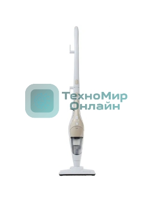 Пылесос вертикальный Galaxy GL 6225 белый, питание от сети, 150 Вт, уборка сухая, пылесборник 0.8 л