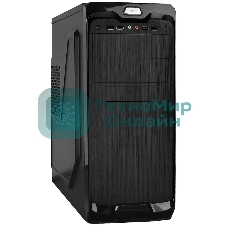 Компьютерный корпус Miditower ExeGate UN-604-UNS450 (ATX, БП UNS450 с вент. 12см, 2хUSB+2хUSB 3.0, аудио, черный)