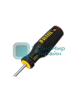 Отвертка Denzel PH1х100 мм, S2, 3к рукоятка