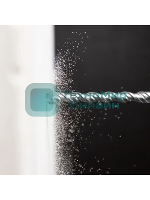 Бур по бетону Denzel двойная спираль, Cobalt W-tip, 14x260 мм, SDS PLUS