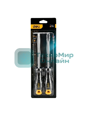 Набор отверток Deli DL620002 2шт SL6x125 + PH2x125