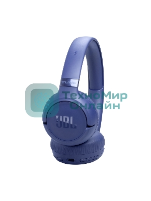 Беспроводные/проводные наушники JBL Tune 680NC синий, накладные, Bluetooth + проводной, адаптивное шумоподавление