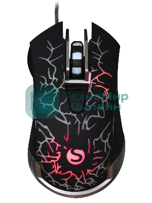 Мышь проводная SunWind SW-M705G черный, 3600 dpi, USB, кнопки - 6