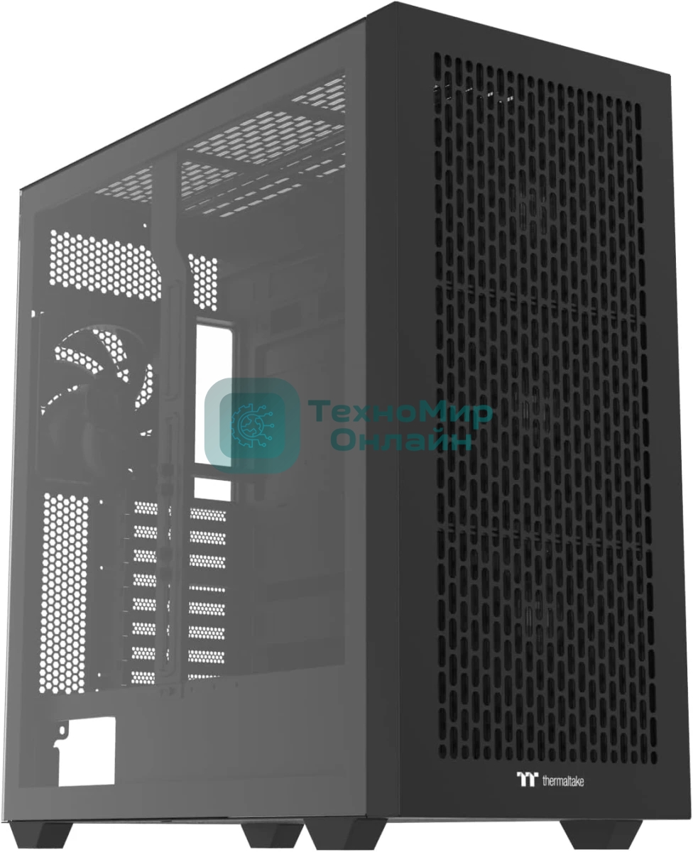 Компьютерный корпус Thermaltake AX500 черный без БП XL-ATX 14x120мм 9x140мм 2x200мм 2xUSB 3.0 audio bott PSU