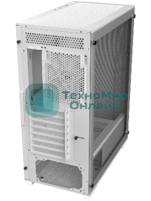 Корпус без блока питания Raijintek ARCADIA 41, Midi-Tower, TG, 1x120мм, 2xUSB-A 3.0 + 1xUSB-C, ATX, mATX, mITX White