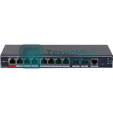 Коммутатор Dahua 10-Port Cloud Managed Desktop Gigabit Switch with 8-Port PoE