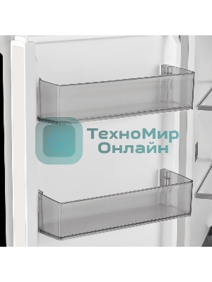 Холодильник Maunfeld MFF192NFSB01 Inverter черная сталь трехкамерный 334/184л морозилка снизу, No Frost, Side by Side