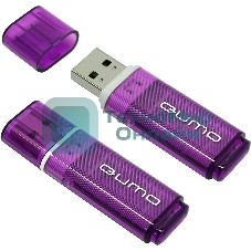 Флешка USB 2.0 QUMO 8Gb, Optiva 01 фиолетовый QM8GUD-OP1-violet