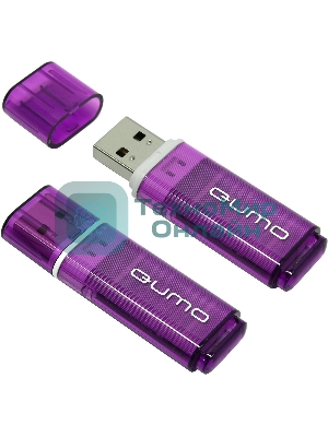 Флешка USB 2.0 QUMO 8Gb, Optiva 01 фиолетовый QM8GUD-OP1-violet