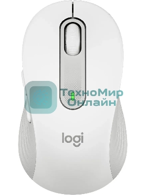 Мышь беспроводная Logitech Signature M650 белый, 4000 dpi, радиоканал, Bluetooth, USB, кнопки - 5