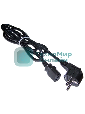 Шнур питания Lanmaster LAN-PP13/SHA-7.0-BK C13-Schuko проводник.:3x0.75мм2 7м 220В 10А черный