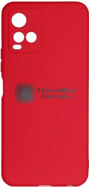 Чехол (клип-кейс) DF vCase-06 для Vivo Y21/Y33s красный