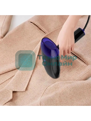 Отпариватель Kitfort КТ-9114 черный/фиолетовый, 1500 Вт, 20 г/мин, 110 мл