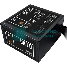 Блок питания 1STPLAYER DK PREMIUM PS-700AX, 700Вт, 80 PLUS Bronze, 120мм, черный
