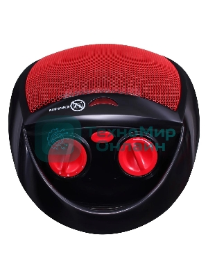 Тепловентилятор Starwind SHV2001, черный/красный, 1600 Вт, 15 м2, термостат