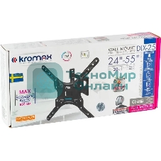 Кронштейн для LED/LCD телевизоров Kromax DIX-25 черный