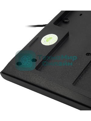 Комплект клавиатура+мышь Oklick 630M проводной, USB, 1600 DPI, чёрный