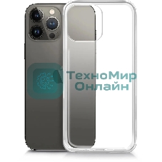 Чехол (клип-кейс) BORASCO для Apple iPhone 13 Pro Max, прозрачный