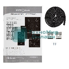 Индукционная варочная панель Krona ERDE 30 BL 2BFTS черный