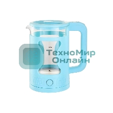Чайник электрический Energy E-257 1.5л стекло, голубой